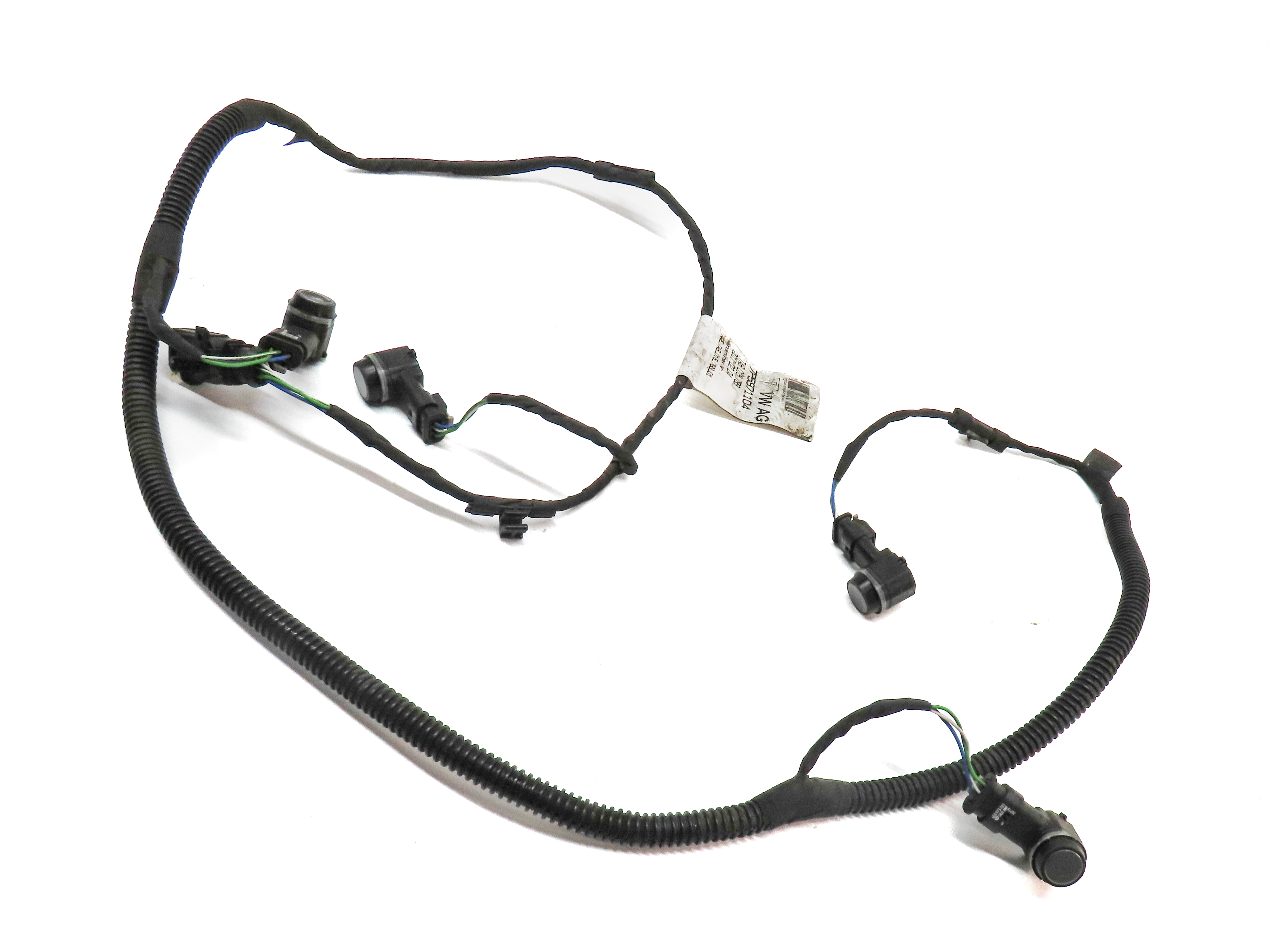 14 PORSCHE CAYENNE 958 REAR PARK ASSIST PDC DISTANCE CONTROL SENSOR SET/4 (Gray) — exact item pictured